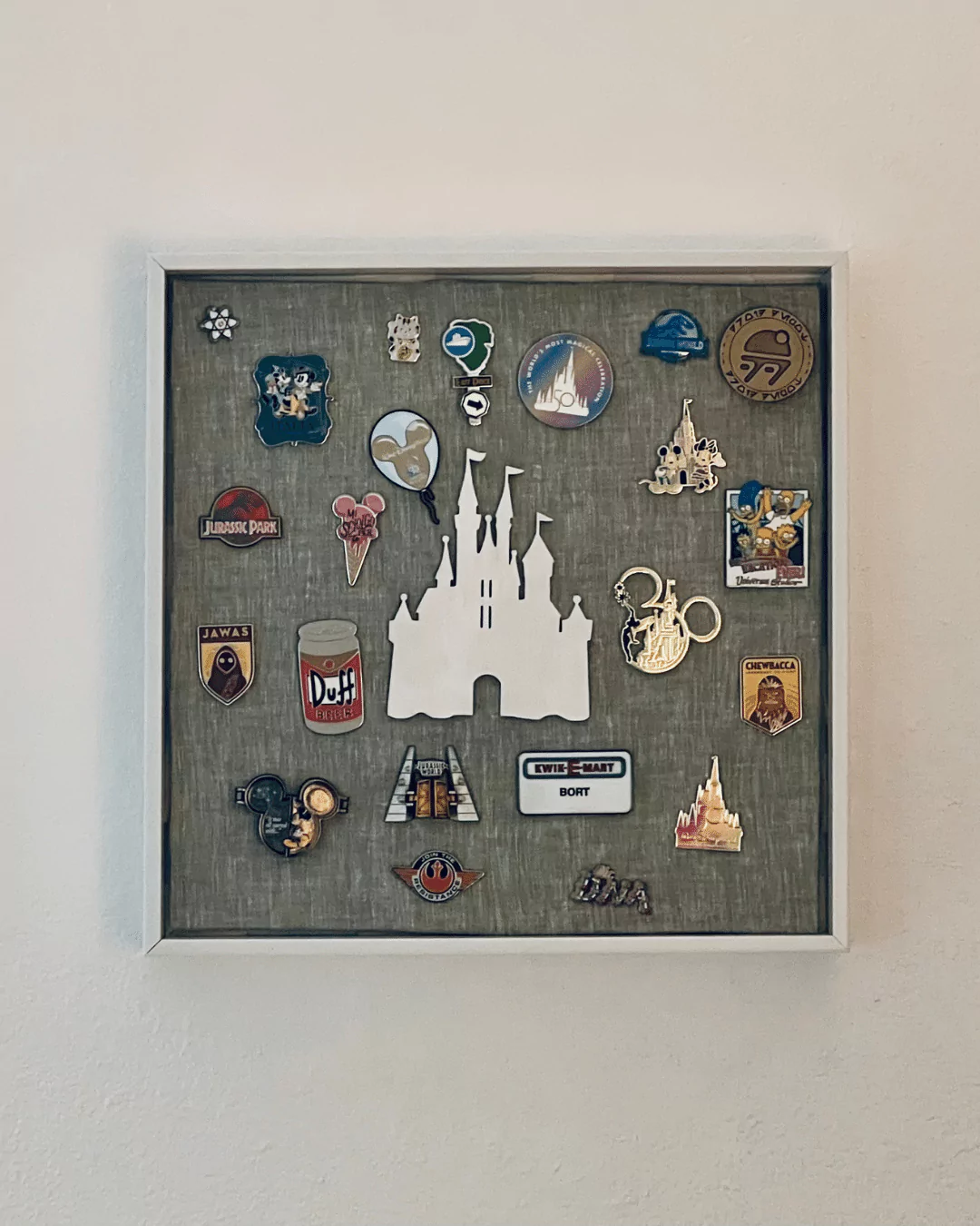Making Disney Pin Shadow Boxes & Our Disney & Music Collections 